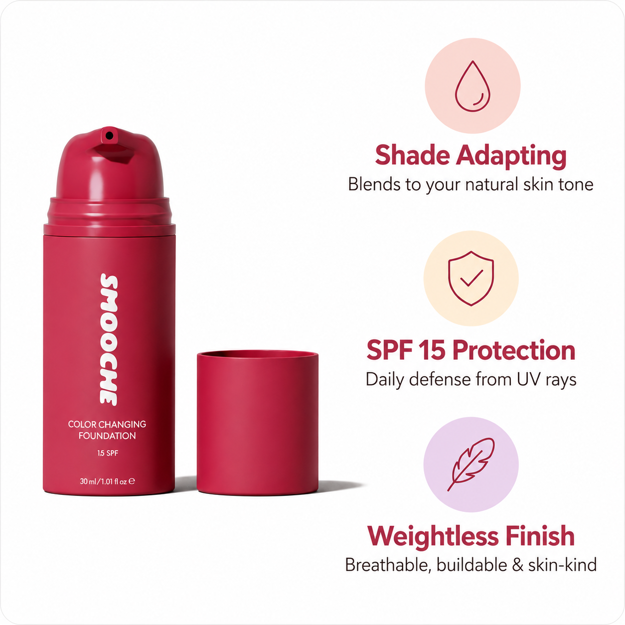 Smooche™ - Color Changing Foundation